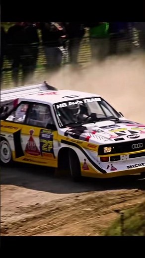 Legendary Quattro in Action: Classic Rally Drift