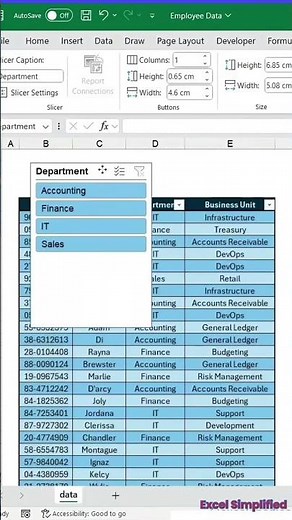 How to Use Slicer in Excel (Pivot Table & Dashboard Filter Trick) #excel #exceltips