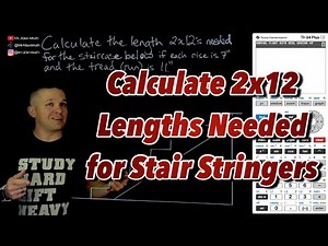 Calculating 2x12 Lengths for Stair Stringers using Pythagorean Theorem