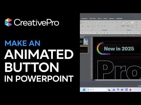 PowerPoint: Create an Animated Button Outline (Video Tutorial)