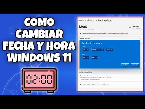 COMO CAMBIAR LA FECHA Y HORA DE MI PC DE FORMA MANUAL EN WINDOWS 11 FACIL Y RAPIDO EN 2026