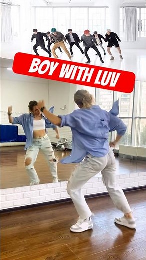 BTS - BOY WITH LUV dance tutorial #btsarmy #btsboywithluv #bts