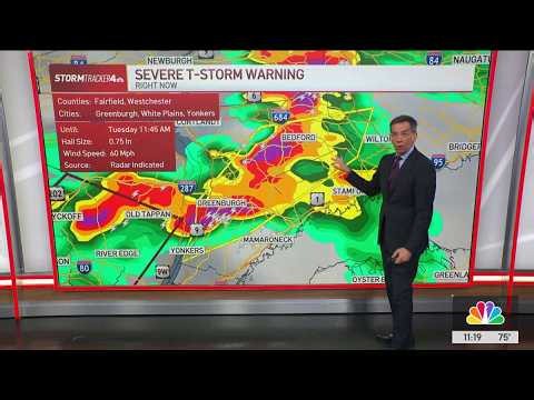 Tuesday storm report: Severe weather to hammer New Jersey, New York | NBC New York