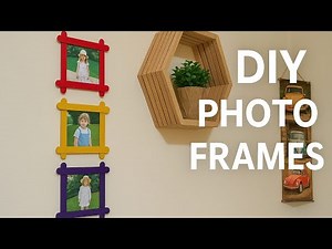 How to Make a Stunning Photo Frame from Craft Sticks | Easy & Affordable DIY Tutorial