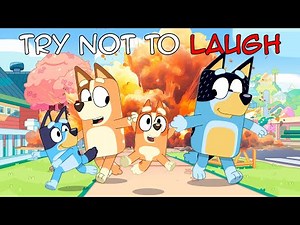 TRY NOT TO LAUGH at These HILARIOUS Bluey Moments!