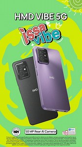 Vibe is an attitude. It’s the way you live, the way you shine, the way you own every moment. It’s choosing your flow and making it yours. HMD Vibe 5G is designed to match that energy, and the ever-glamorous Sanya Malhotra brings it alive with her charm and spontaneity. Together they make one statement loud and clear - ISSA VIBE! #HMD #HMDIndia #HMDVibe5G #HMDIssaVibe #sanyamalhotra_ #NewLaunch | HMD