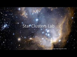 Star Clusters Lab Tutorial