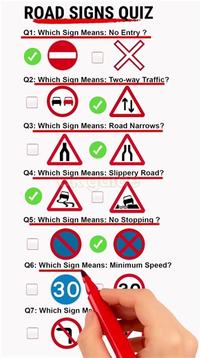 Road signs quiz part 9 #quiz #simplegk #generalknowledgequestions #foryou #goviral