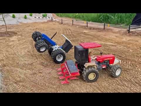 Diy remote control swaraj855,New Holland working in New Farm and new Holland Tractor stunt