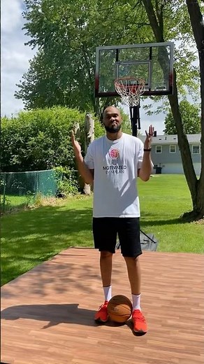 How to make a DIY Backyard Basketball Court out of wood pallets 🧠💡🏀 #MotivatedByMylan