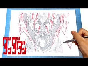 【イラスト】(ダンダダン)オカルン覚醒Part２ 描き方！簡単なイラストの描き方！イラストメイキングDrawing Dandadan Art