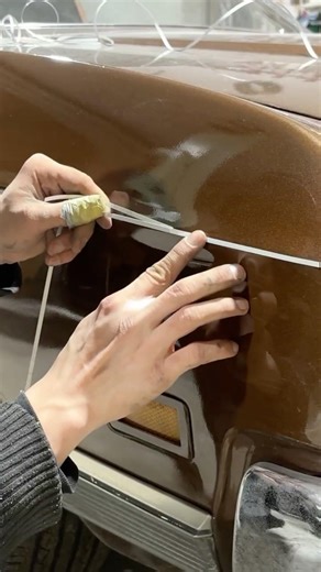 BUDGET PINSTRIPING a classic car #cars #restoration