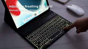 BOBOLEE Ultra-Slim Portable Mini Rechargeable Wireless Multi-Colors Detachable Magnetic BT Keyboard for iPad Phone Computer Samsung Tablet iOS Android Windows