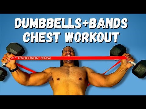 Dumbbells with Resistance Bands Chest Workout + Duonamic Eleviia Sneak Peak
