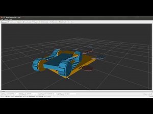 ROS bullet sim tracked vehicle