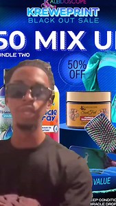 2.6K views · 39 reactions |  5-MINUTE WARNING, WEEK 2 EDITION  If you wanted:  Unikorn Rainbow bonnets 易 Therapeutic The Answer  Extra Strength Miracle Drops  Kaleidoscope Bling Tees  The Da Brat Bundle This is your last call before WEEK 3 takes over at 12PM. Hit “checkout” like your edges depend on it. (Because they do.) | Kaleidoscope Hair Products | Facebook