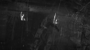 Animation of shapes moving over zombie walking at halloween | Premium Stock Video Footage