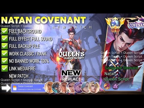 Script Skin Natan Covenant - Sanguine Steward No Password | Full Effect Voice | Patch Terbaru