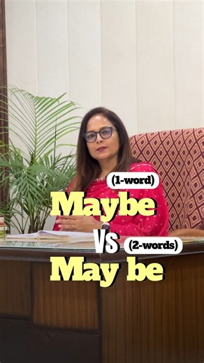 Maybe vs. May Be | Learn the Difference in English #english
