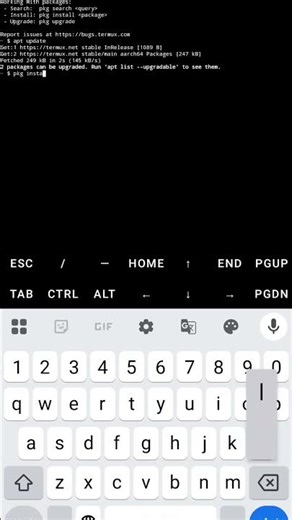 Fastfetch in termux by andro tech #andro tech
