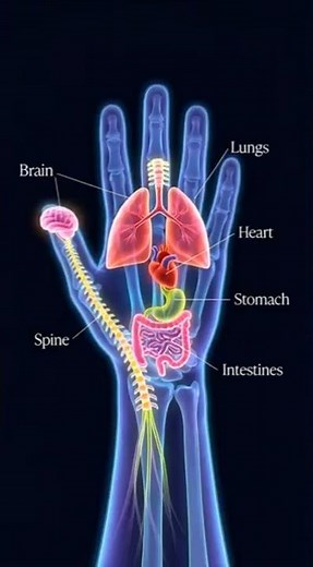Full Body Stress Relief: Hand Reflexology Guide & Map