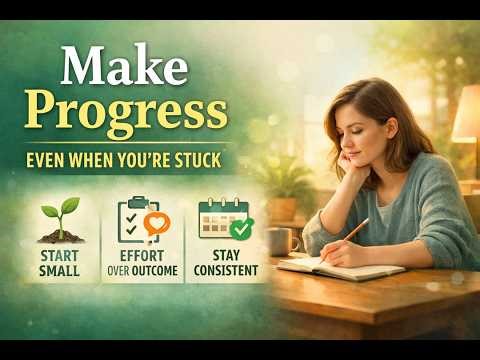 How to Make Progress When You’re Tired, Overwhelmed, or Stuck | Steady Progress Studio (Part 1 of 4)