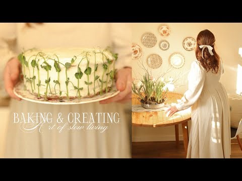 The Art of Slow Living | Spring Kitchen Refresh, DIY Recipe Book & Celebration Cake