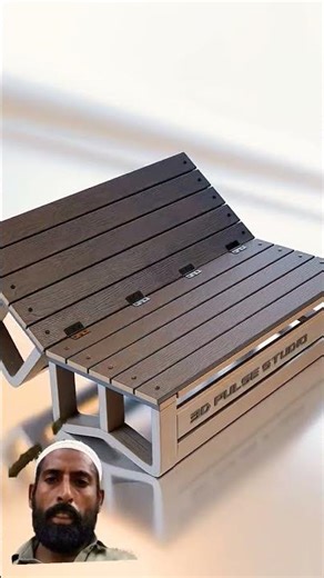 Transformable Bench That Becomes a Chair orTable