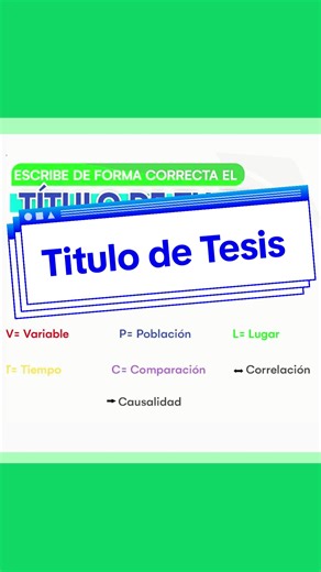 Guía para Crear un Título de Tesis Efectivo