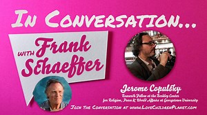 Frank Schaeffer In Conversation with Berkley Center Research Fellow Jerome Copulsky, exploring American civil religion and the significance of Francis Schaeffer. Jerome Copulsky, a scholar is residence at American University and a Berkley Center research fellow, specializes in modern Western religious thought, political theory, and church/state issues. He is currently working on a project on American civil religion and its discontents. From 2016 to 2017, he was the American Academy of Religion/L