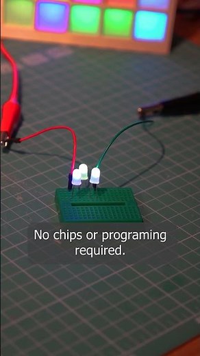 The simplest RGB LED