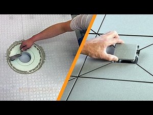 Tiling a shower with point drainage Part 2