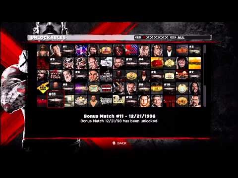 WWE 13 - ALL UNLOCKABLES UNLOCKED