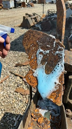 Extreme Rust Cleaning on Farm Tool Blade | Satisfying Metal Restoration in 4K