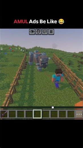 If Amul Ad Was Made In Minecraft 😂🥛#minecraft #bestminecraftclips #memes #ytshorts #viral #gaming