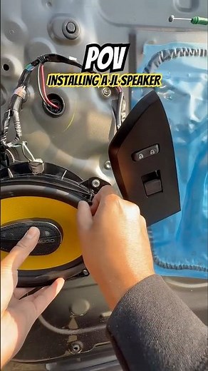 Installing a JL 6x9 Speaker #winnipeg #pov #jlaudio #tundra #toyota #speaker