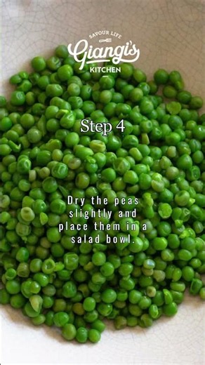 Is this the fastest cold pea salad ever? #easyrecipe #cooking #shorts