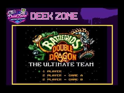 BattleToads & Double Dragon Sega Genesis ( LEVEL 1 )