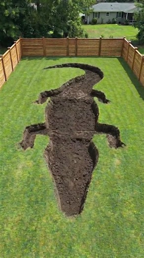 Building a Massive Crocodile Shaped Swimming Pool #backyardtransformation #satisfying #construction