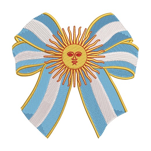 Argentine Ribbon Embroidery Designs With Sun of May, 5 Sizes, for Embroidery Machine - Etsy