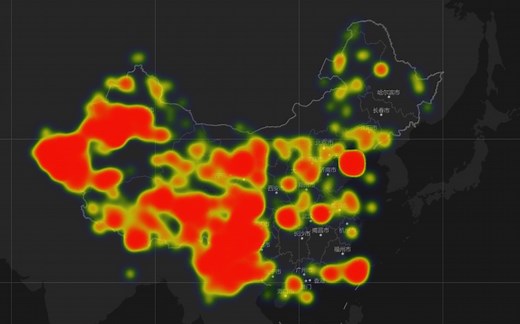 【一分钟GIS小技巧】-创建随机点 热力图/网格图