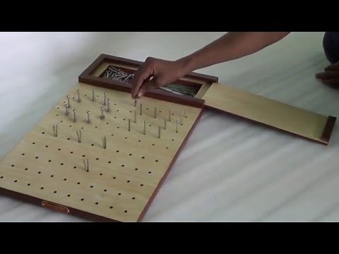 FINGER DEXTERITY TEST (100 Holes + Parts + Tweezer):IMI-1443