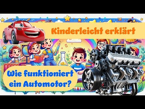 Wie Funktioniert Ein Automotor? Kinderleicht erklärt! #wissenschaft #erklärung #kinder