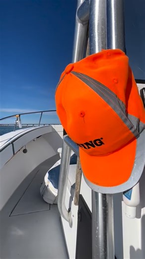Clear eyes, orange hats, can’t lose. When you see someone from the Boating team wearing one of these, you know they’re hard at work producing the most comprehensive boating content around. #orangeboatinghats #boattest #boatinglife | Boating Magazine