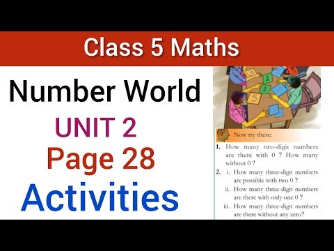 Class 5 Maths Unit 2 Number World Page 28 Activities | Std 5 Maths Number World Activities | Tale...