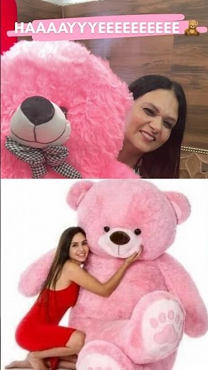 Giant 4 ft Pink Teddy Bear – Soft & Huggable Gift for Loved Ones ‎⁨@flipkart⁩