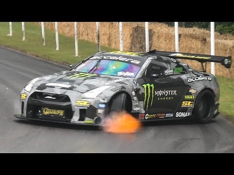 Best of Drift Cars Goodwood FOS 2019 Flames, Burnouts and Powerslides!