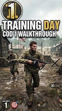 COD 1 Walkthrough - Part 1: Training Day 🎯
