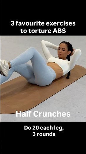 Best 3 Abs Exercises for Women - Flat Stomach & Strong Core Workout