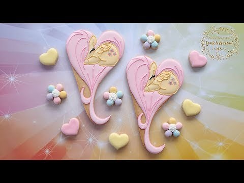 How to make MY LITTLE PONY COOKIES - Fluttershy Heart Pony Cookie Tutorial